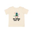 thumbnail image 1 of Inktastic My Papaw Loves Me Grandson Robot Boys Baby T-Shirt, 1 of 5