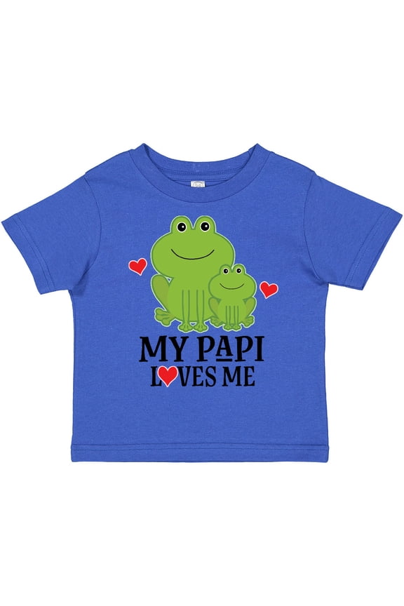 My Papi Loves Me Grandson Frog Boys Toddler T-Shirt