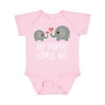 thumbnail image 1 of Inktastic My Papou Grandpa Loves Me Boys or Girls Baby Bodysuit, 1 of 5