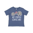 thumbnail image 1 of Inktastic My Papou Grandpa Loves Me Boys or Girls Toddler T-Shirt, 1 of 5