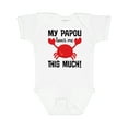 thumbnail image 1 of Inktastic My Papou Loves Me Boys or Girls Baby Bodysuit, 1 of 5