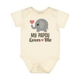 thumbnail image 1 of Inktastic My Papou Loves Me Boys or Girls Baby Bodysuit, 1 of 5