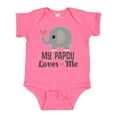 thumbnail image 1 of Inktastic My Papou Loves Me Boys or Girls Baby Bodysuit, 1 of 5