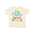 thumbnail image 1 of Inktastic My Papou Loves Me Boys or Girls Toddler T-Shirt, 1 of 5
