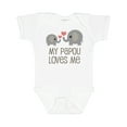 thumbnail image 1 of Inktastic My Papou Loves Me Grandchild Boys or Girls Baby Bodysuit, 1 of 5