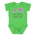 thumbnail image 1 of Inktastic My Papou Loves Me Grandchild Boys or Girls Baby Bodysuit, 1 of 5