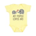 thumbnail image 1 of Inktastic My Papou Loves Me Grandchild Boys or Girls Baby Bodysuit, 1 of 5