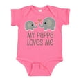thumbnail image 1 of Inktastic My Pappa Loves Me Grandchild Boys or Girls Baby Bodysuit, 1 of 5