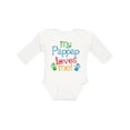 thumbnail image 1 of Inktastic My Pappap Loves Me Gift Boys or Girls Long Sleeve Baby Bodysuit, 1 of 5