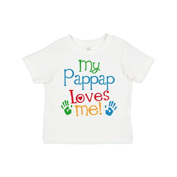 Inktastic My Pappap Loves Me Boys or Girls Toddler T-Shirt