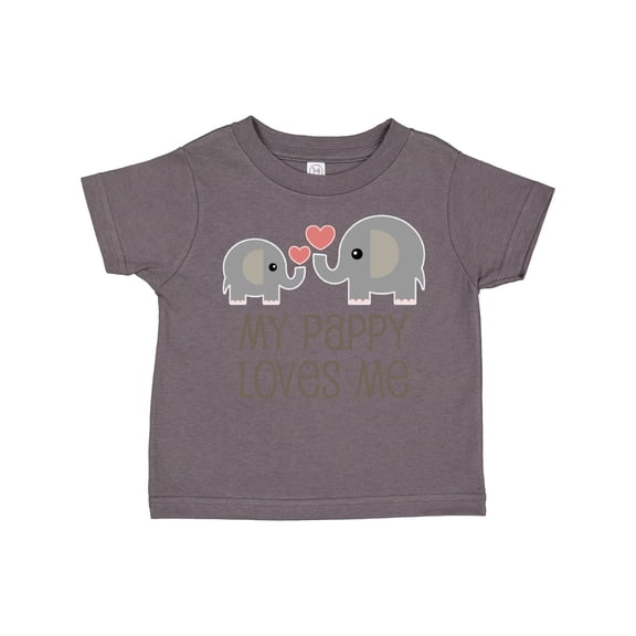 Inktastic My Pappy Grandpa Loves Me Boys or Girls Toddler T-Shirt