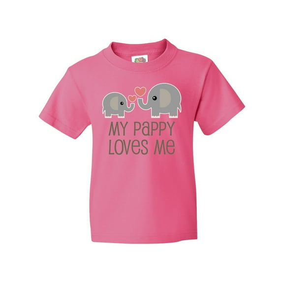 Inktastic My Pappy Grandpa Loves Me Youth T-Shirt