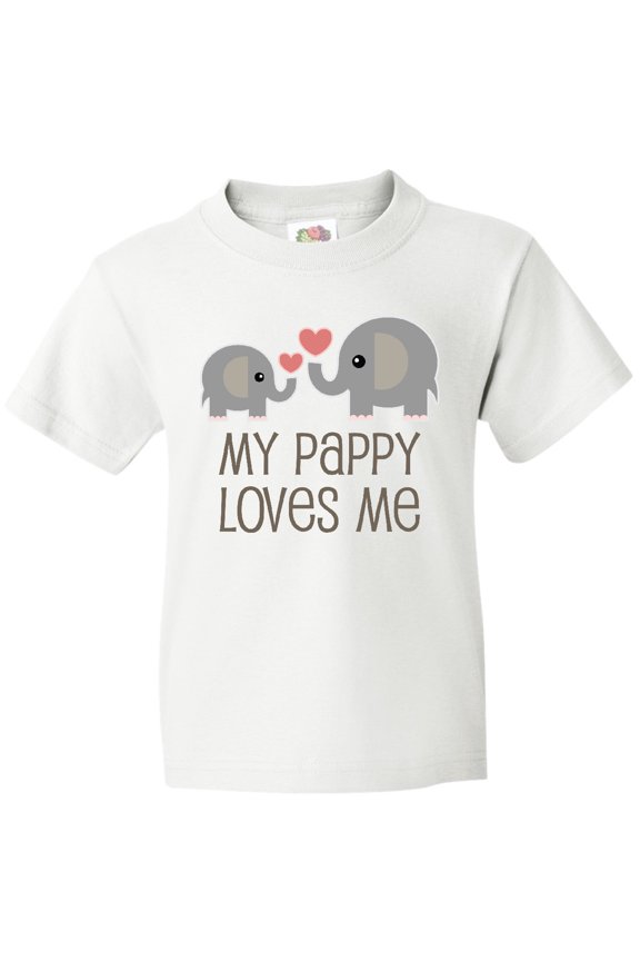 My Pappy Grandpa Loves Me Youth T-Shirt