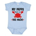 thumbnail image 1 of Inktastic My Pappy Loves Me Boys or Girls Baby Bodysuit, 1 of 5