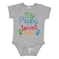 thumbnail image 1 of Inktastic My Pappy Loves Me Boys or Girls Baby Bodysuit, 1 of 5
