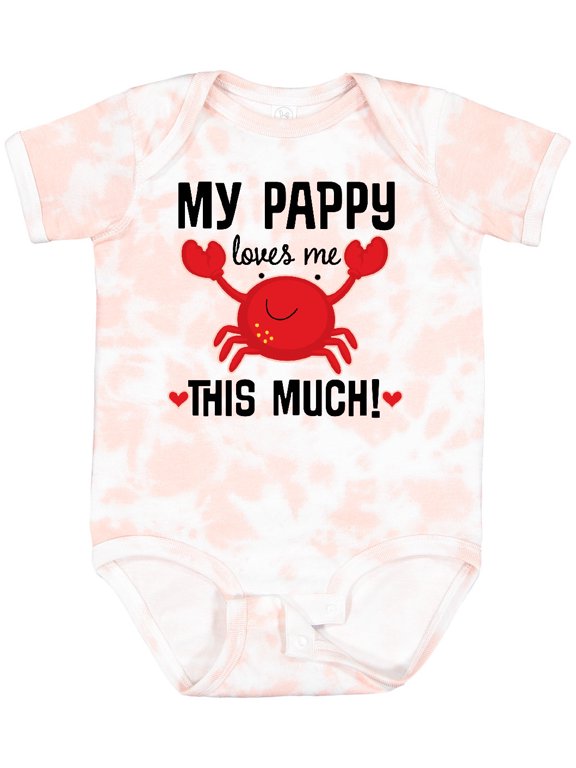 My Pappy Loves Me Boys or Girls Baby Bodysuit