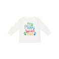 thumbnail image 1 of Inktastic My Pappy Loves Me Boys or Girls Long Sleeve Toddler T-Shirt, 1 of 5