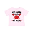thumbnail image 1 of Inktastic My Pappy Loves Me Boys or Girls Toddler T-Shirt, 1 of 5
