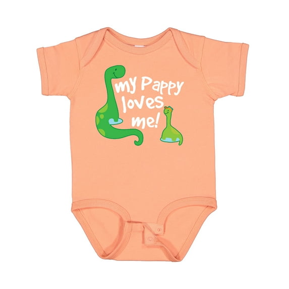 Inktastic My Pappy Loves Me Grandchild Boys Baby Bodysuit