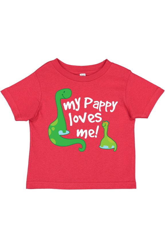 My Pappy Loves Me Grandchild Boys Toddler T-Shirt