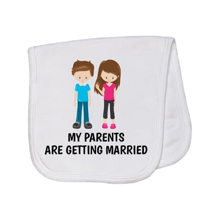 Inktastic My Parents Are Getting Married Baby Burp Cloth