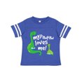 thumbnail image 1 of Inktastic My Pawpaw Grandpa Loves Me Dinosaur Boys Toddler T-Shirt, 1 of 5