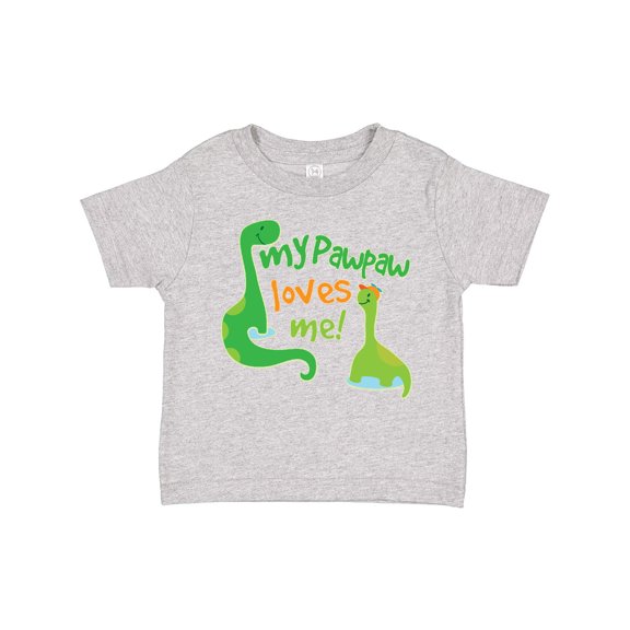 Inktastic My PawPaw Loves Me Boys Toddler T-Shirt