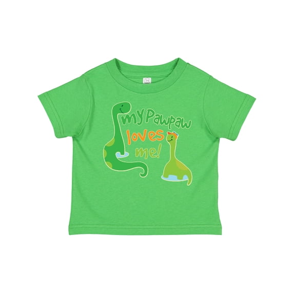Inktastic My PawPaw Loves Me Boys Toddler T-Shirt
