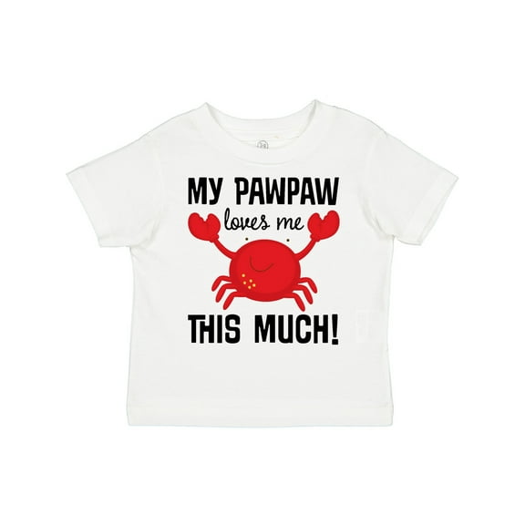 Inktastic My PawPaw Loves Me Boys or Girls Toddler T-Shirt