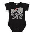 thumbnail image 1 of Inktastic My Pawpaw Loves Me Boys or Girls Baby Bodysuit, 1 of 5