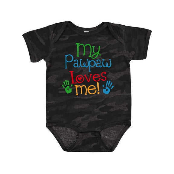 Inktastic My Pawpaw Loves Me Boys or Girls Baby Bodysuit