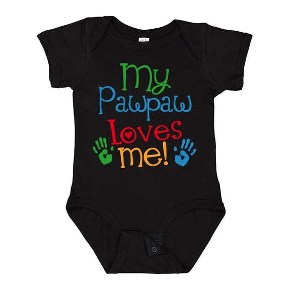 Inktastic My Pawpaw Loves Me Boys or Girls Baby Bodysuit