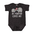 thumbnail image 1 of Inktastic My Pawpaw Loves Me Boys or Girls Baby Bodysuit, 1 of 5