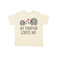 thumbnail image 1 of Inktastic My Pawpaw Loves Me Grandchild Boys or Girls Toddler T-Shirt, 1 of 5