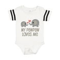 thumbnail image 1 of Inktastic My Pawpaw Loves Me Grandchild Gift Baby Boy or Baby Girl Bodysuit, 1 of 4