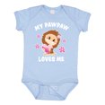 thumbnail image 1 of Inktastic My Pawpaw Loves Me with Bigfoot Girls Baby Bodysuit, 1 of 5