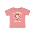 thumbnail image 1 of Inktastic My Pawpaw Loves Me with Bigfoot Girls Baby T-Shirt, 1 of 5