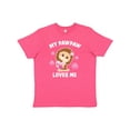 thumbnail image 1 of Inktastic My Pawpaw Loves Me with Bigfoot Youth T-Shirt, 1 of 5