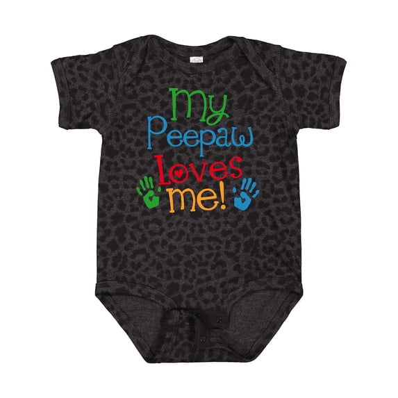 Inktastic My Peepaw Loves Me Boys or Girls Baby Bodysuit