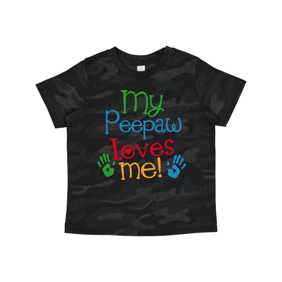 Inktastic My Peepaw Loves Me Boys or Girls Toddler T-Shirt