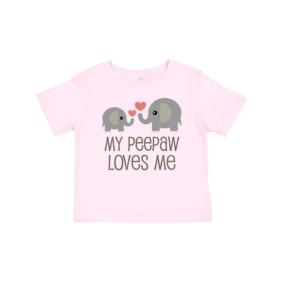 Inktastic My Peepaw Loves Me Grandchild Boys or Girls Baby T-Shirt