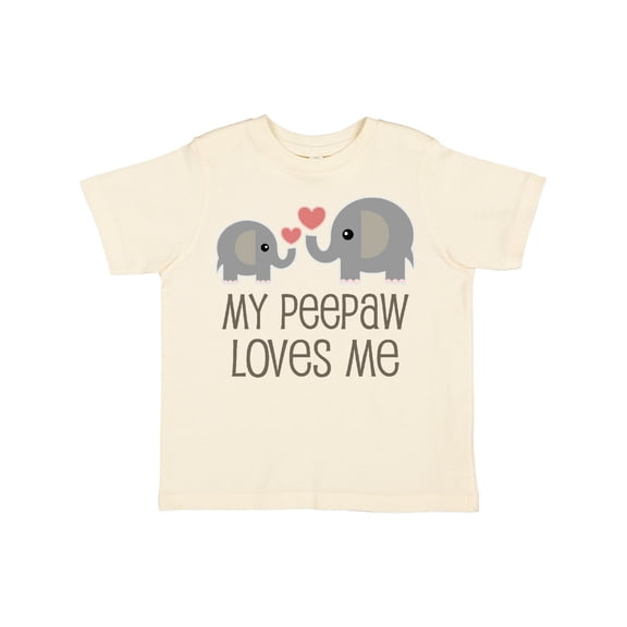 Inktastic My Peepaw Loves Me Grandchild Boys or Girls Toddler T-Shirt