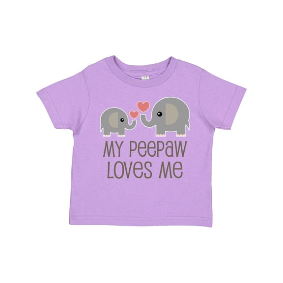 Inktastic My Peepaw Loves Me Grandchild Boys or Girls Toddler T-Shirt