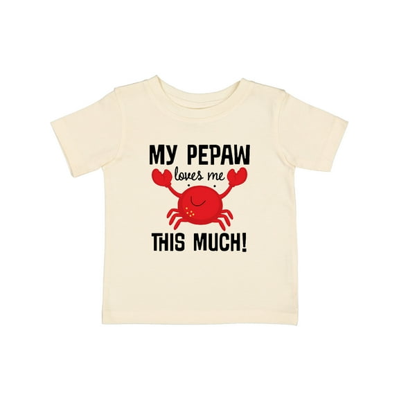 Inktastic My Pepaw Loves Me Grandchild Boys Baby T-Shirt