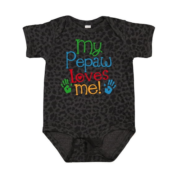 Inktastic My Pepaw Loves Me Grandchild Boys or Girls Baby Bodysuit