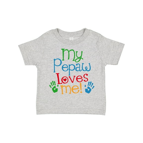 Inktastic My Pepaw Loves Me Grandchild Boys or Girls Toddler T-Shirt