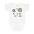 thumbnail image 1 of Inktastic My Pepaw Loves Me Grandson Boys or Girls Baby Bodysuit, 1 of 5
