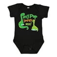 thumbnail image 1 of Inktastic My Pop Loves Me Dinosaur Boys Baby Bodysuit, 1 of 5