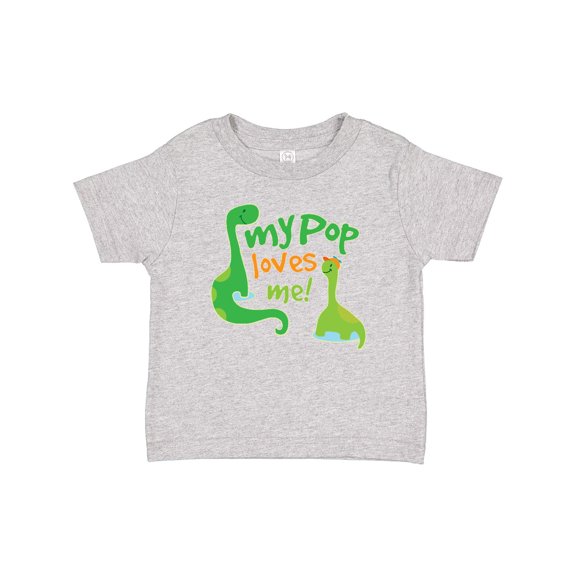 Inktastic My Pop Loves Me Dinosaur Boys Baby T-Shirt