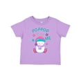 thumbnail image 1 of Inktastic My Pop Pop Loves Me Cute Snow Baby Boys or Girls Toddler T-Shirt, 1 of 5